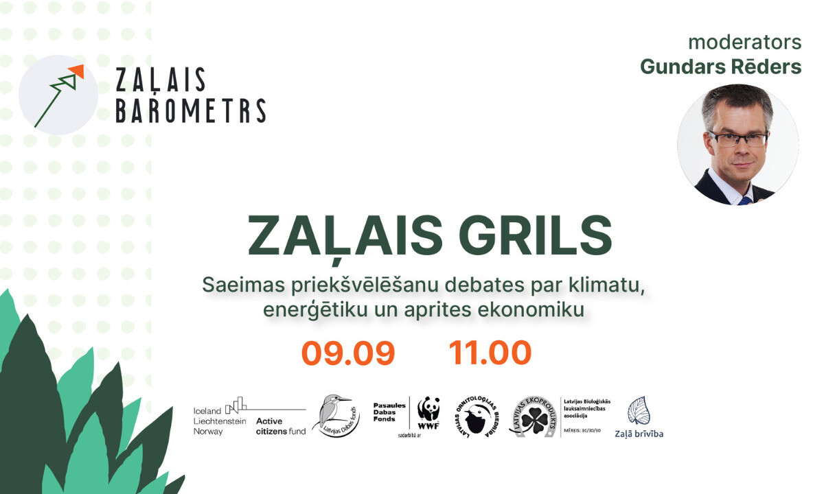 9.septembrī notiks