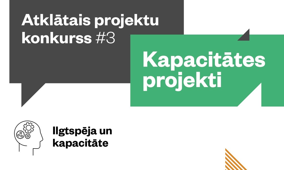 Kapacitātes projekti: Atvērta projektu pieteikumu pieņemšana Kapacitātes projektu konkursā!